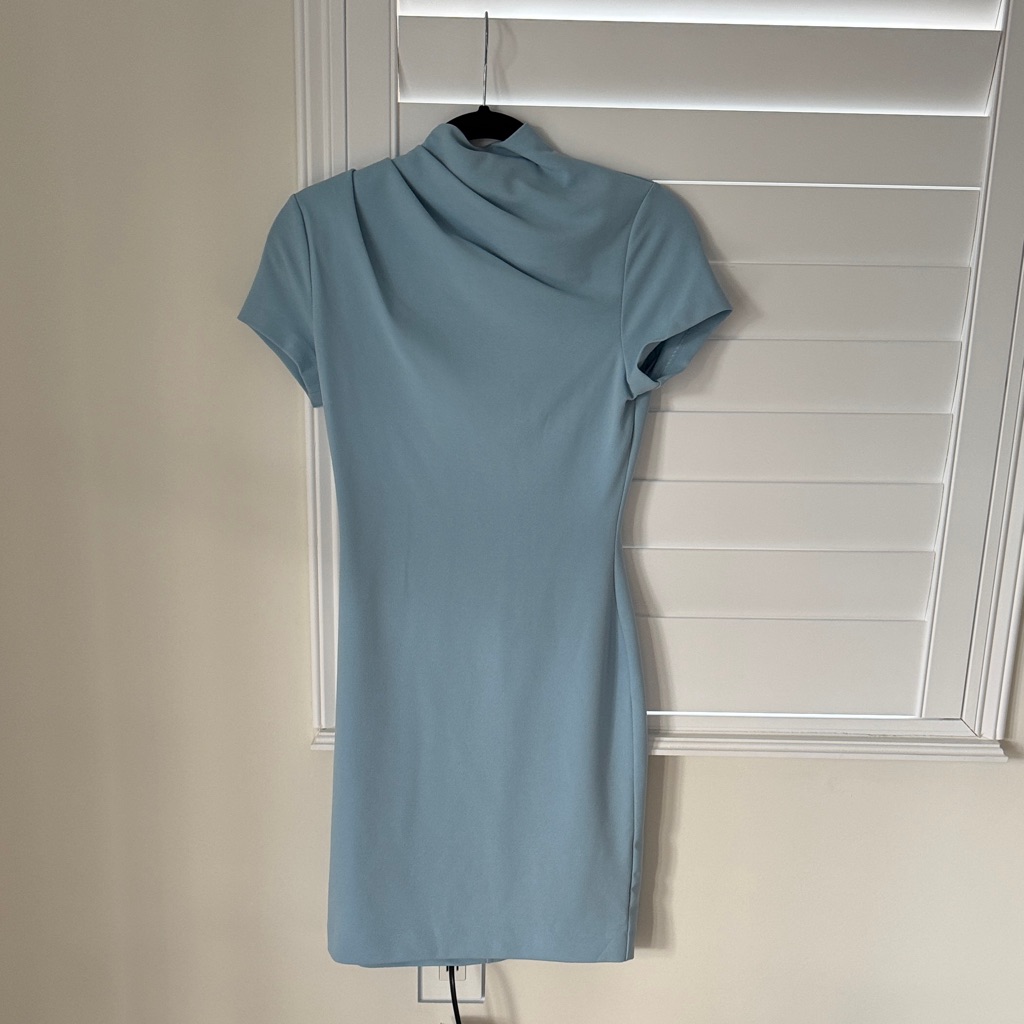 Alexia Admor Light Blue Mini Dress